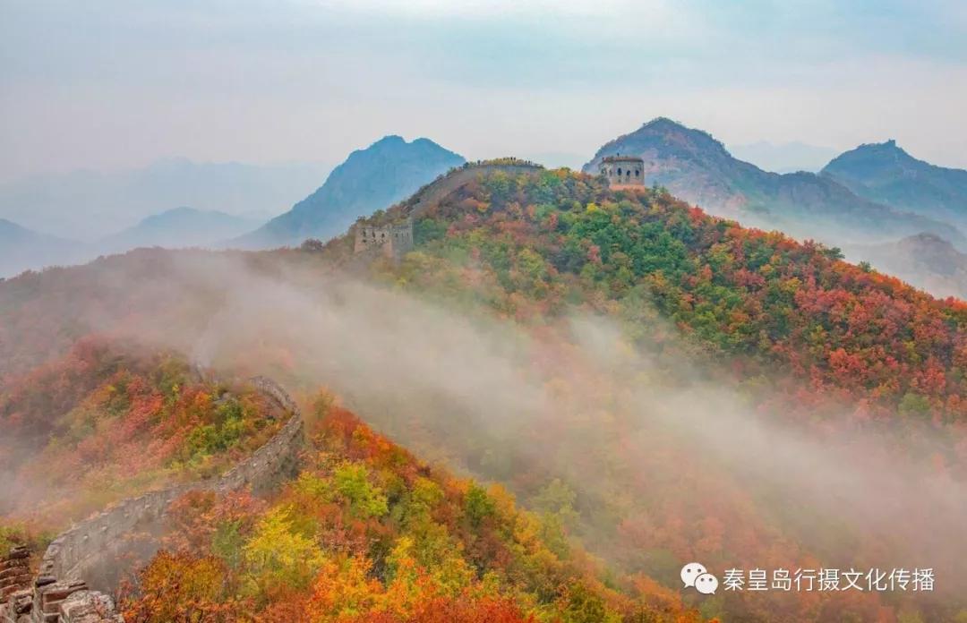 秦皇岛秋天美景,秦皇岛秋天落日和晚风