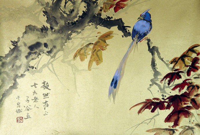 柳子谷花鸟作品大全,柳子谷花鸟精品图片