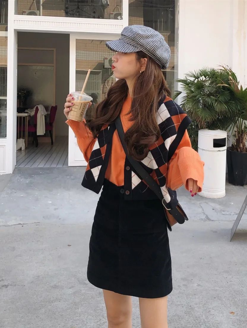 韩系慵懒日常穿搭,自带高级滤镜穿搭