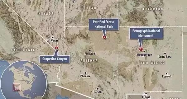 美国西部岩壁上发现商朝文字,美国加州岩石壁发现商朝甲骨文