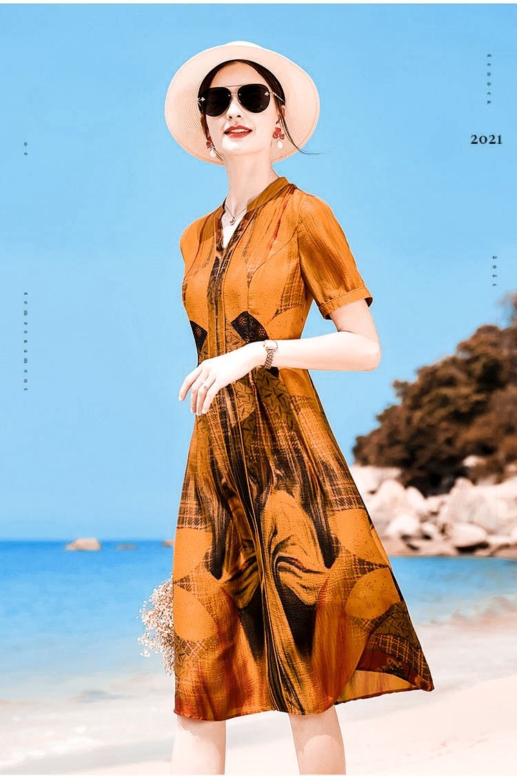 香云纱连衣裙短了怎么办,香云纱连衣裙下边怎么处理