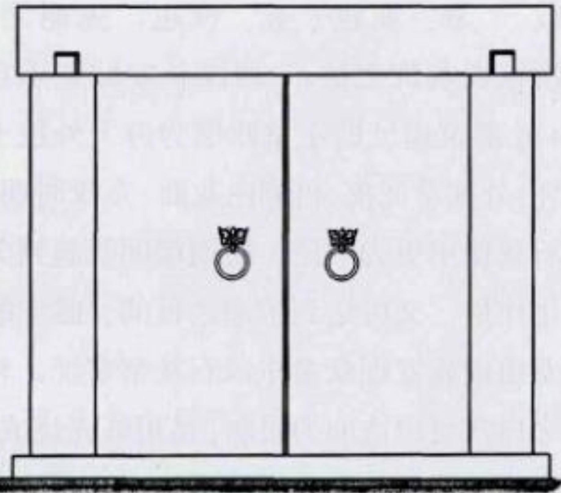 古代实木大门对比现代防盗门,汉代防盗门图片