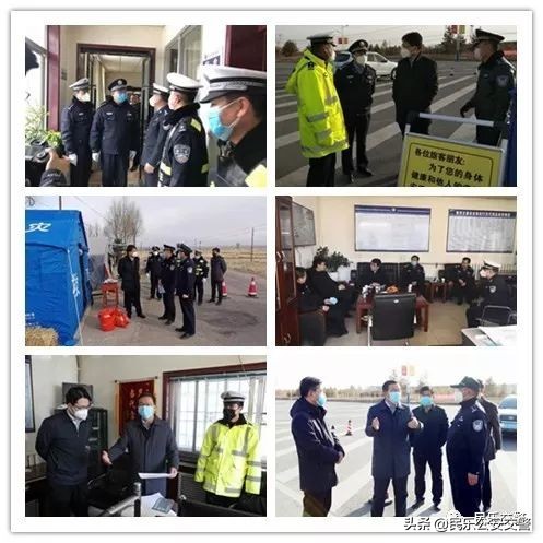 战疫昼夜坚守做好疫情防控守门人,疫情防控交警守卫