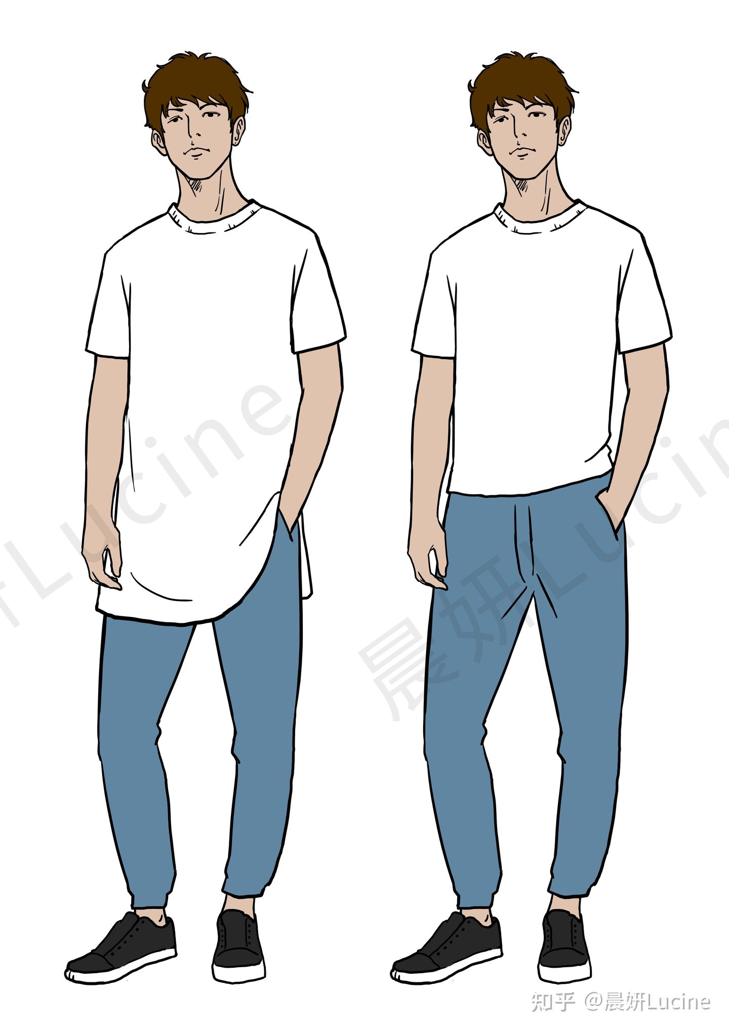 大屁股粗腿并且矮穿搭男生,很矮的男生怎么穿搭