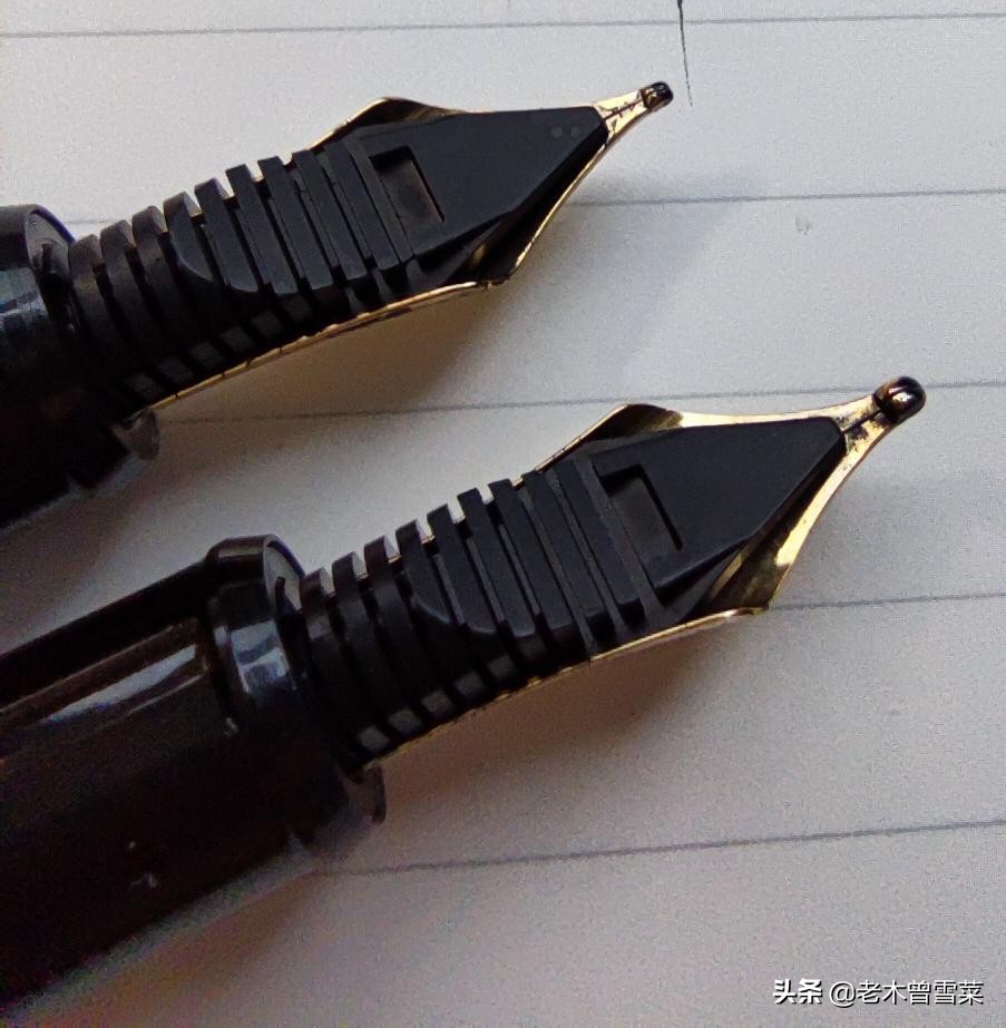 比较细的金尖钢笔,黄色笔尖和金尖钢笔区别