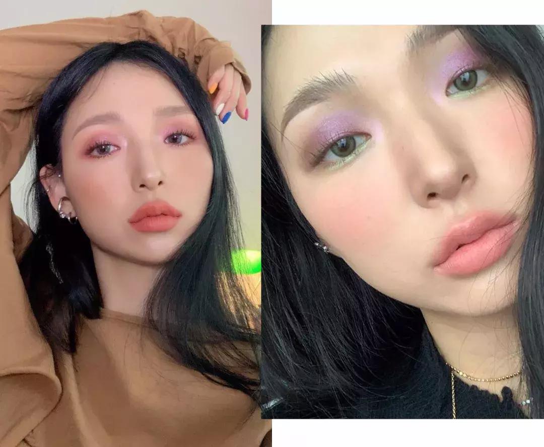 单眼皮眼妆的画法初学者视频,圆眼单眼皮内眦赘皮眼妆画法