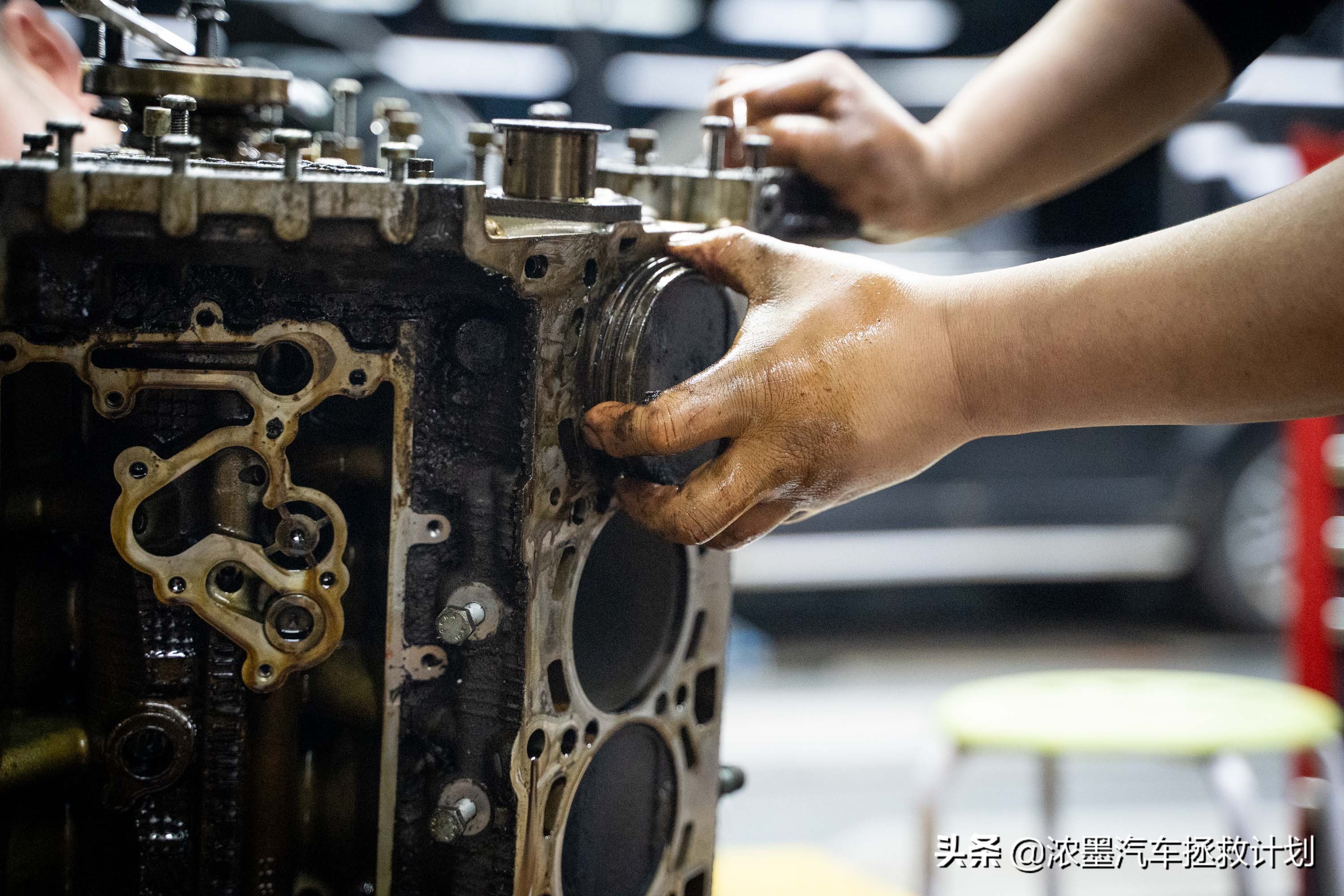 奥迪a6发动机大修全过程,翻新奥迪a6大修发动机