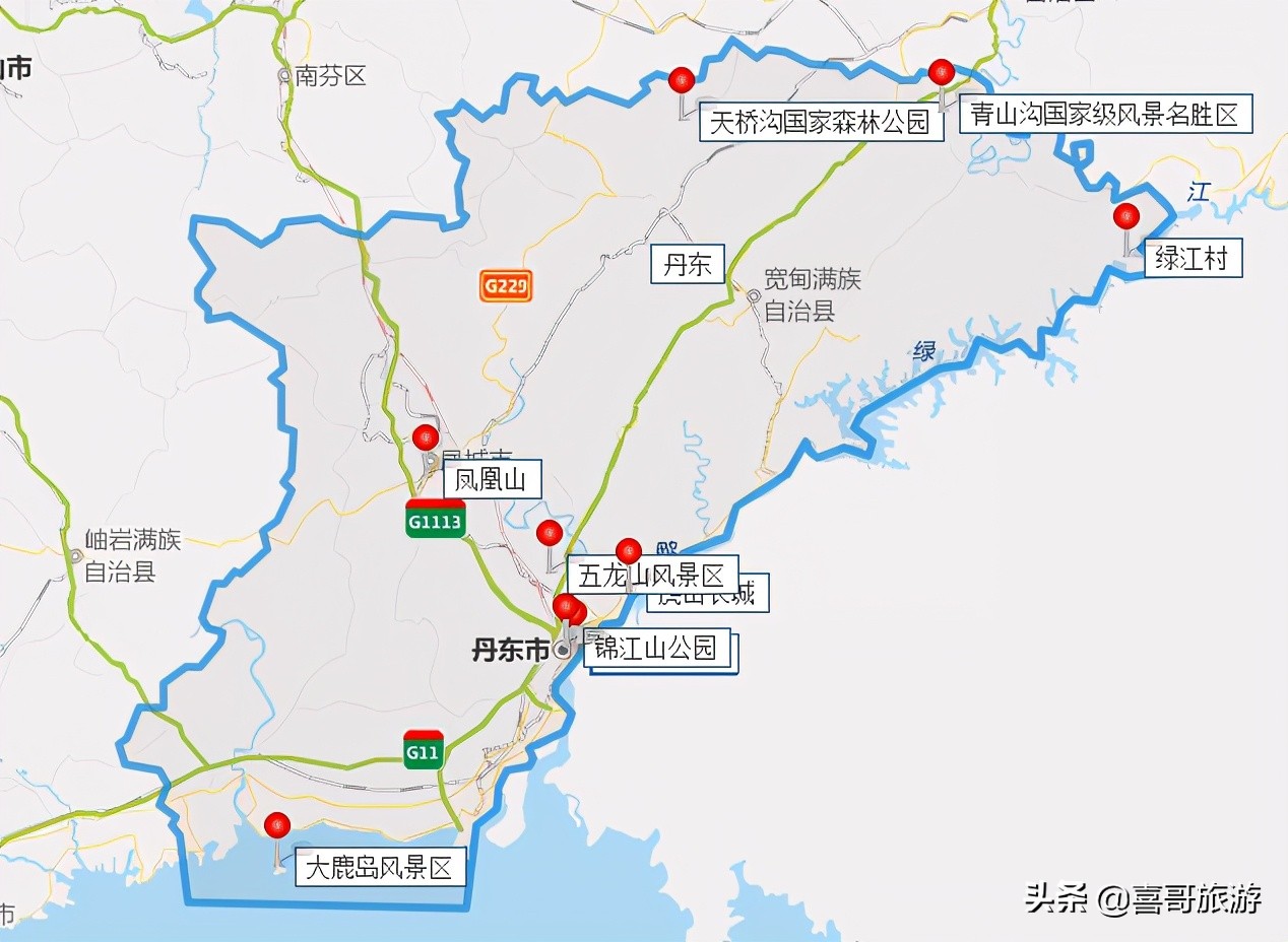 丹东附近适合自驾游的景点,辽宁丹东游玩攻略自驾游