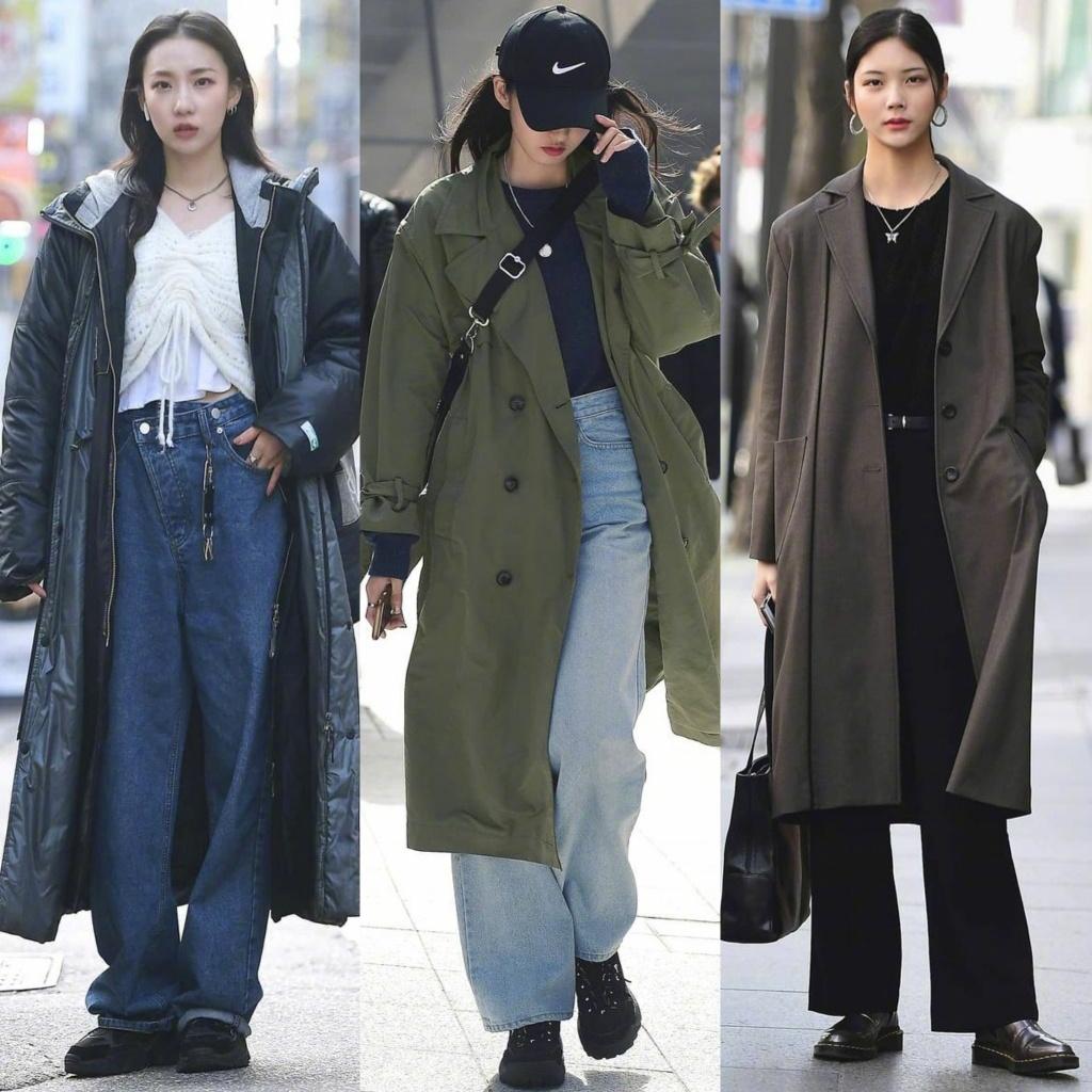 韩国一款女士大衣很火,韩国女明星冬天大衣穿搭