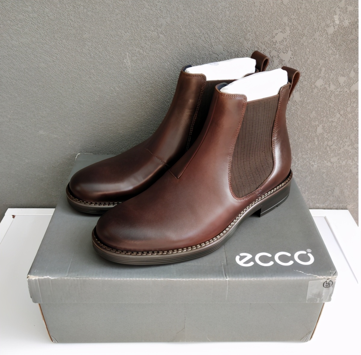 ecco男鞋棕色,ecco男鞋海外代购