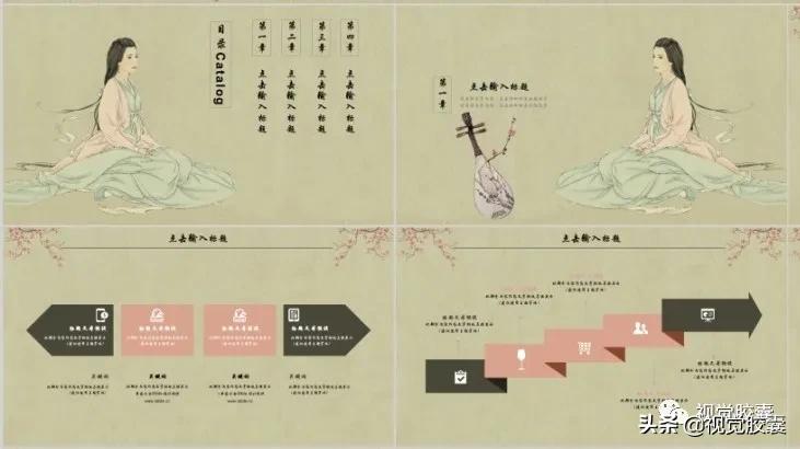 不是吧，你喜欢古风喜欢到，连PPT都是古风的