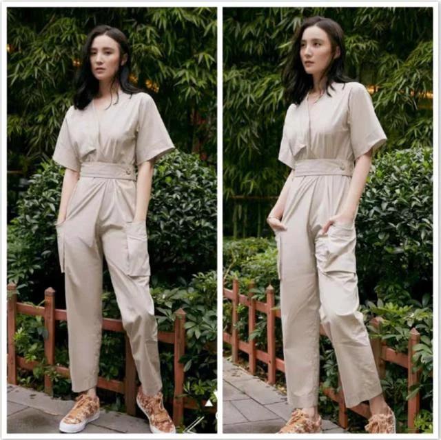 微胖怎么穿上衣配工装裤,160120斤微胖女生穿搭工装裤卫衣