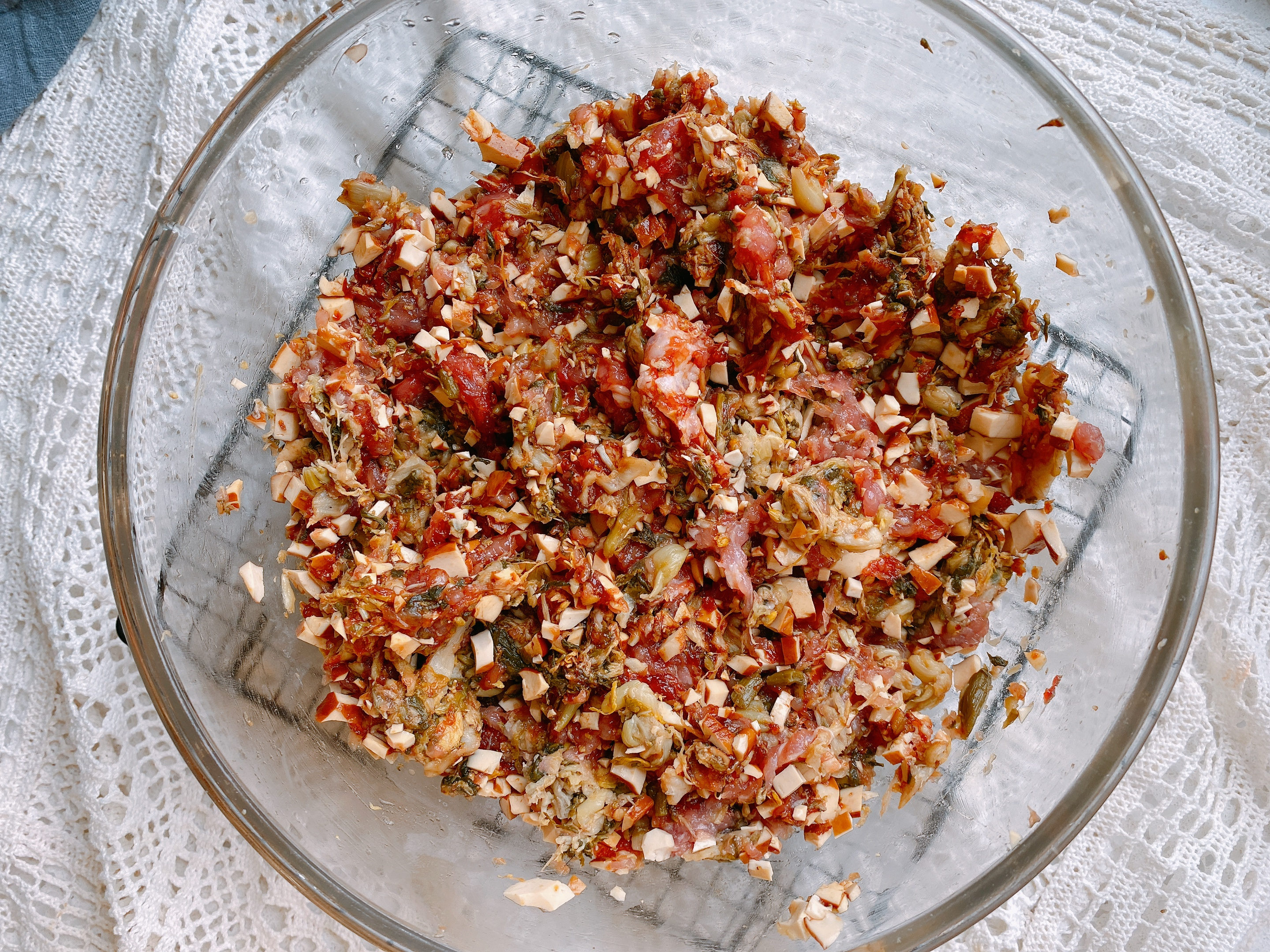 雪菜软饼,发面雪菜饼的做法