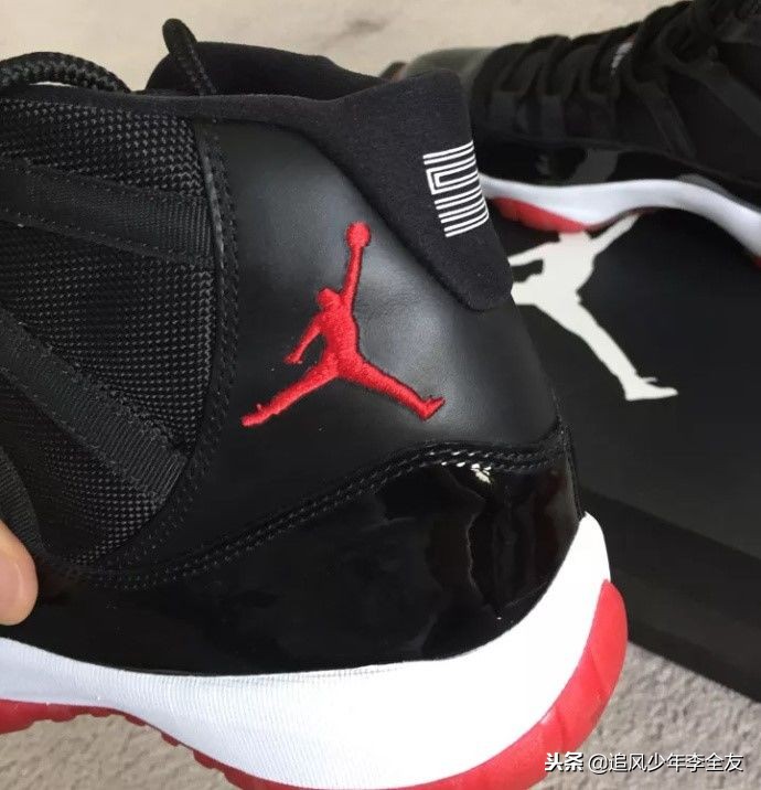 aj11实物图上脚,aj11正品拆解图