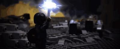 乐高复联四雷神打响指,复联四灭霸乐高