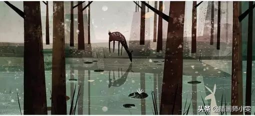 插画师梦幻作品,插画手绘小清新梦幻系