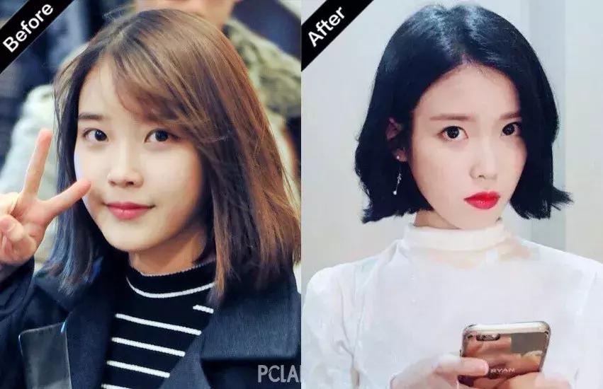 内扣怎么卷短发,一边内扣一边外翘短发