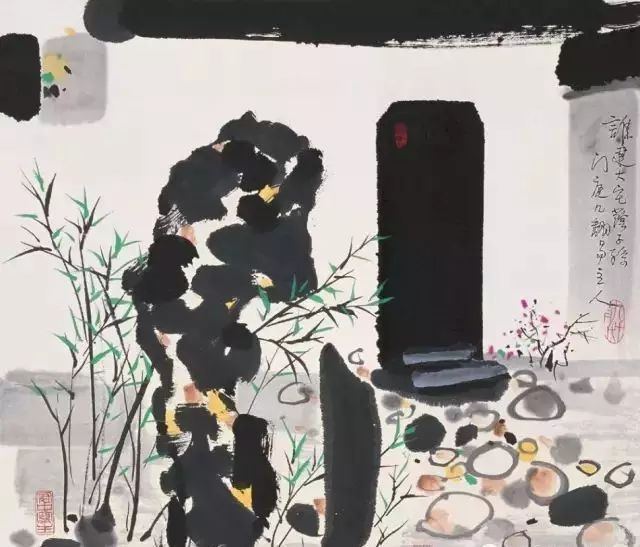 吴冠中江南风光,吴冠中白桦林创意美术