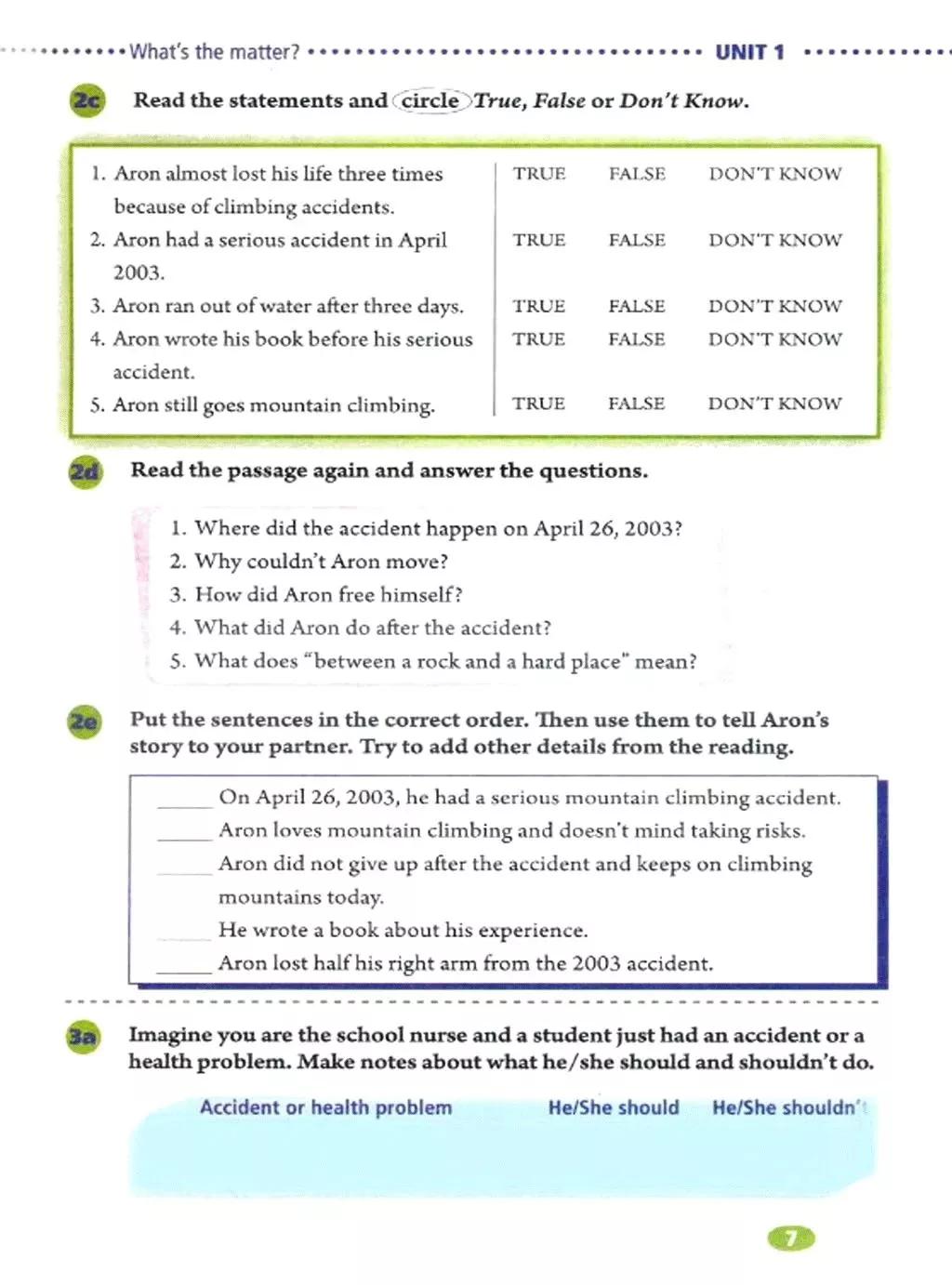 开学预习｜人教版（新目标）初中英语八年级下册Unit1