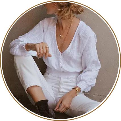 什么样的脸型适合什么样的领口,衬衫大领口好看还是小领口好看