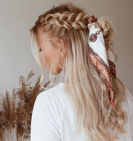 大蝴蝶结搭配大肠发圈,小清新蝴蝶结大肠发圈