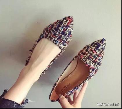 舒适不累脚的粗跟尖头鞋,修饰腿型低跟尖头鞋