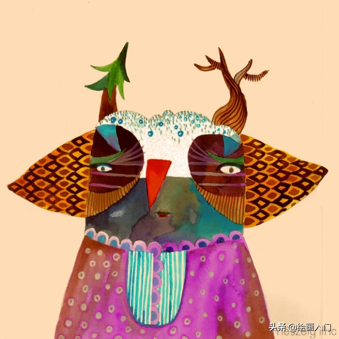 关于《童年》的插画作品,童年我和姥姥手绘插画