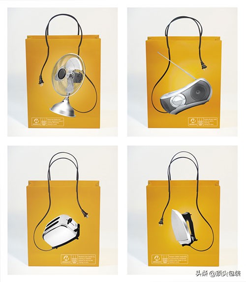 100种纸袋设计图,纸袋设计图案创意