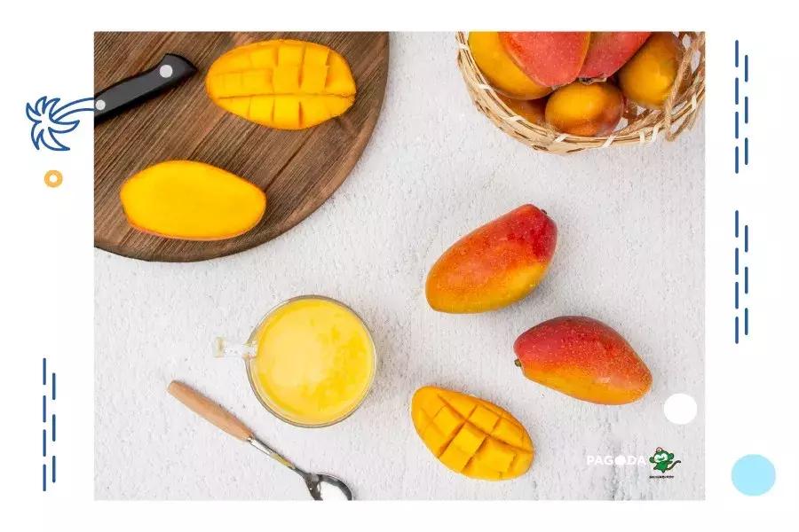 贵妃芒号称是芒果之王皮薄多汁,贵妃芒树上摘下来就能吃的芒果