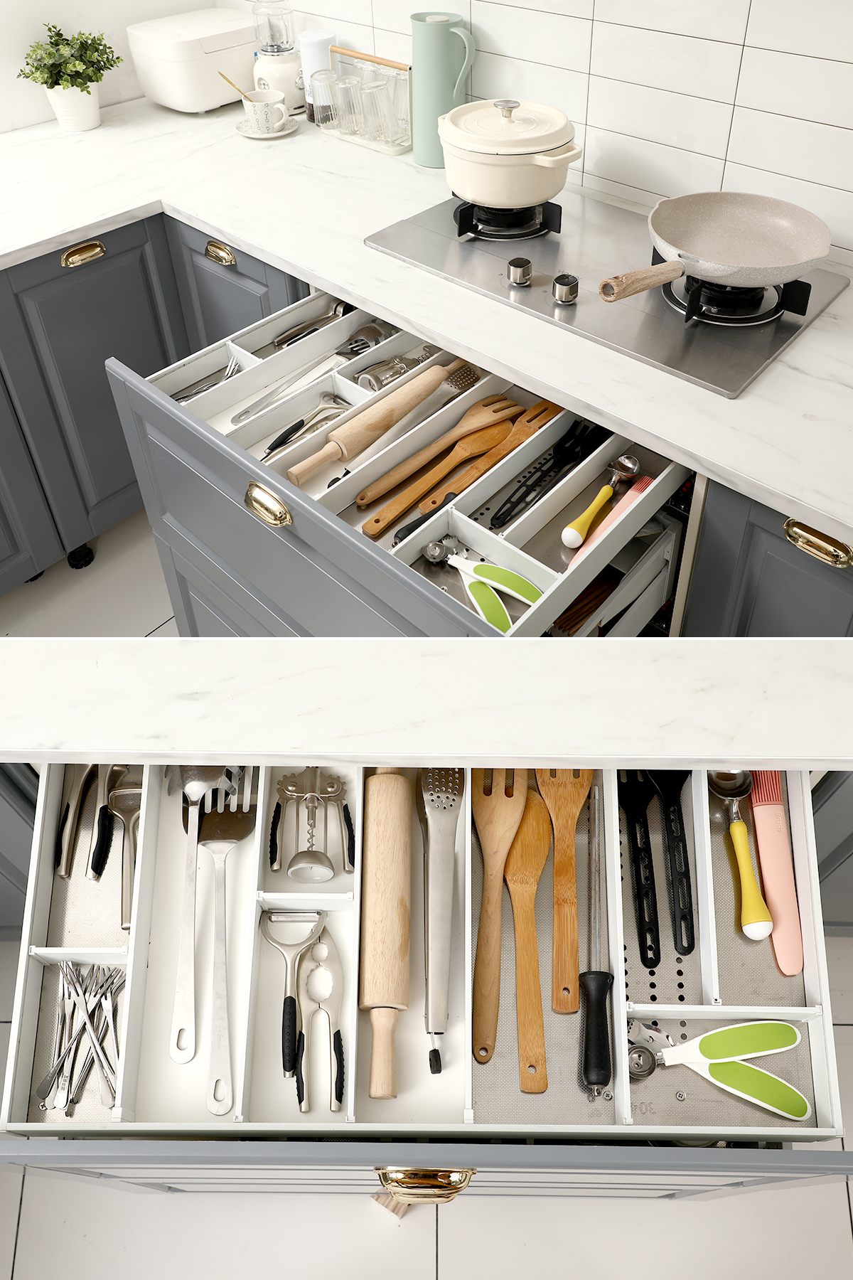 小厨房收纳橱柜,厨房收纳好物推荐拉篮