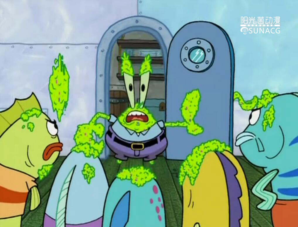 海绵宝宝生病被派大星阻止,海绵宝宝受了伤
