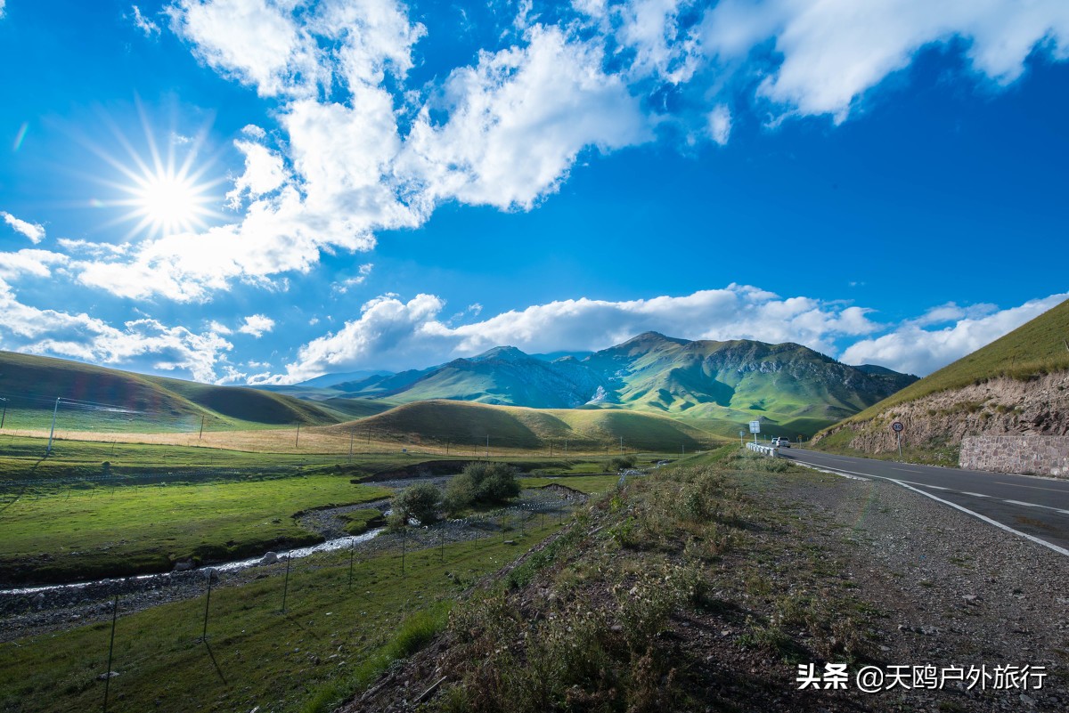 南北疆5-6月自驾最美线路图,说走就走的南北疆自驾旅行
