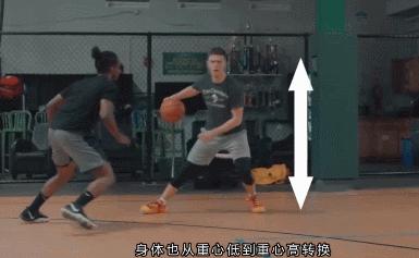 外线单打绝技！误导横移步创空间，利用重心趋势轻松过人