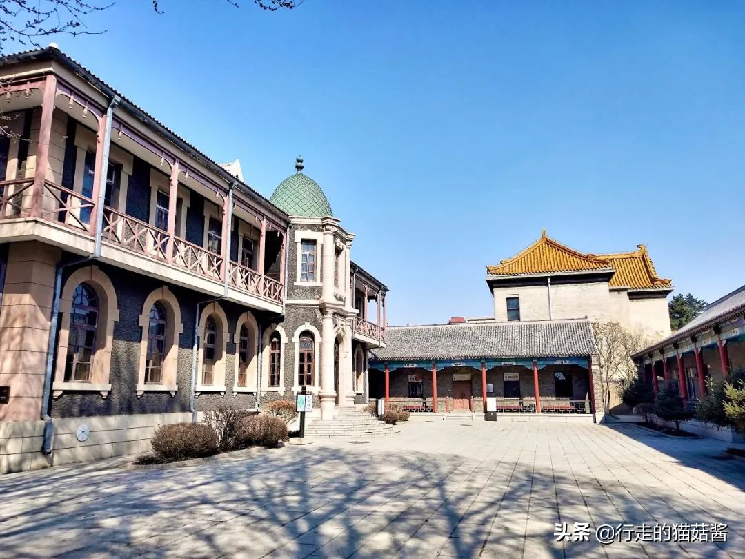 伪满皇宫博物院大气航拍,伪满皇宫各楼平面图