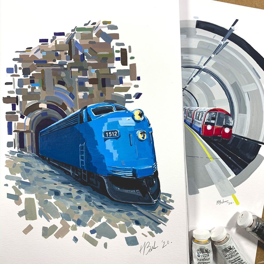 手绘高档风景油画的方法和步骤,江南画风景手绘