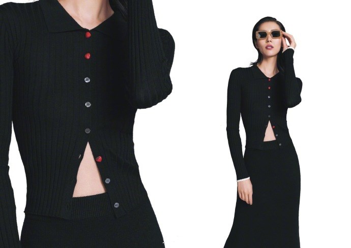 刘雯冬季羊羔毛皮衣街拍穿搭,羊绒秋冬穿搭