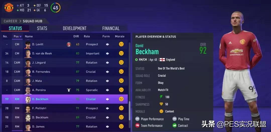 实况足球各版本贝克汉姆分析,实况足球欧洲之巅贝克汉姆