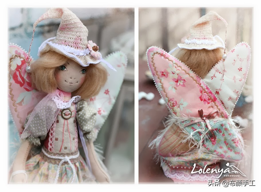 OlgaAbakumova的布艺娃娃,魔法花园里小花仙