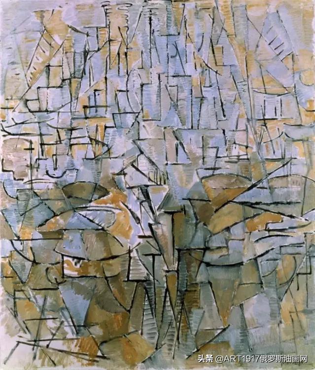 蒙德里安的红黄蓝格子作品名字,蒙德里安的红黄蓝构成解说