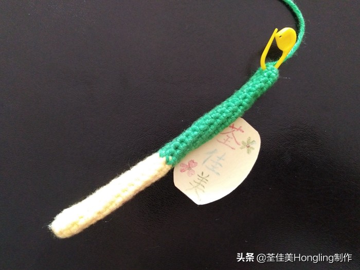 马蹄莲花的钩织教程,马蹄莲宽叶子的钩织教程