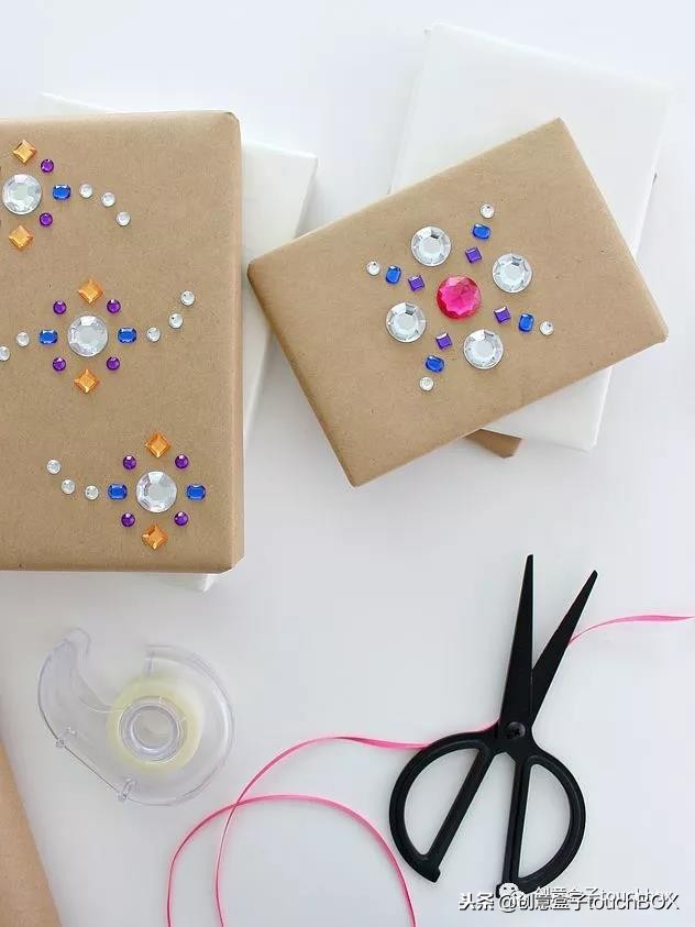 包装礼物的方法大礼盒,各种节日礼物盒卡纸