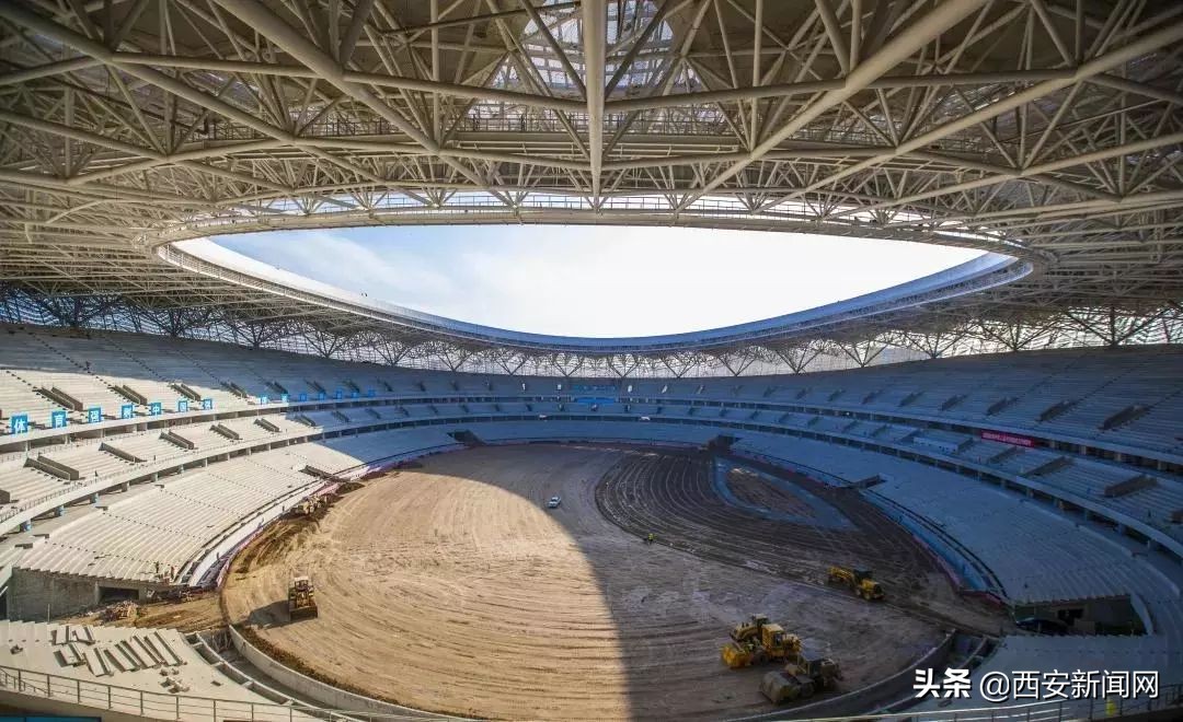 西安石榴花奥体中心,西安奥体中心长安花绽放