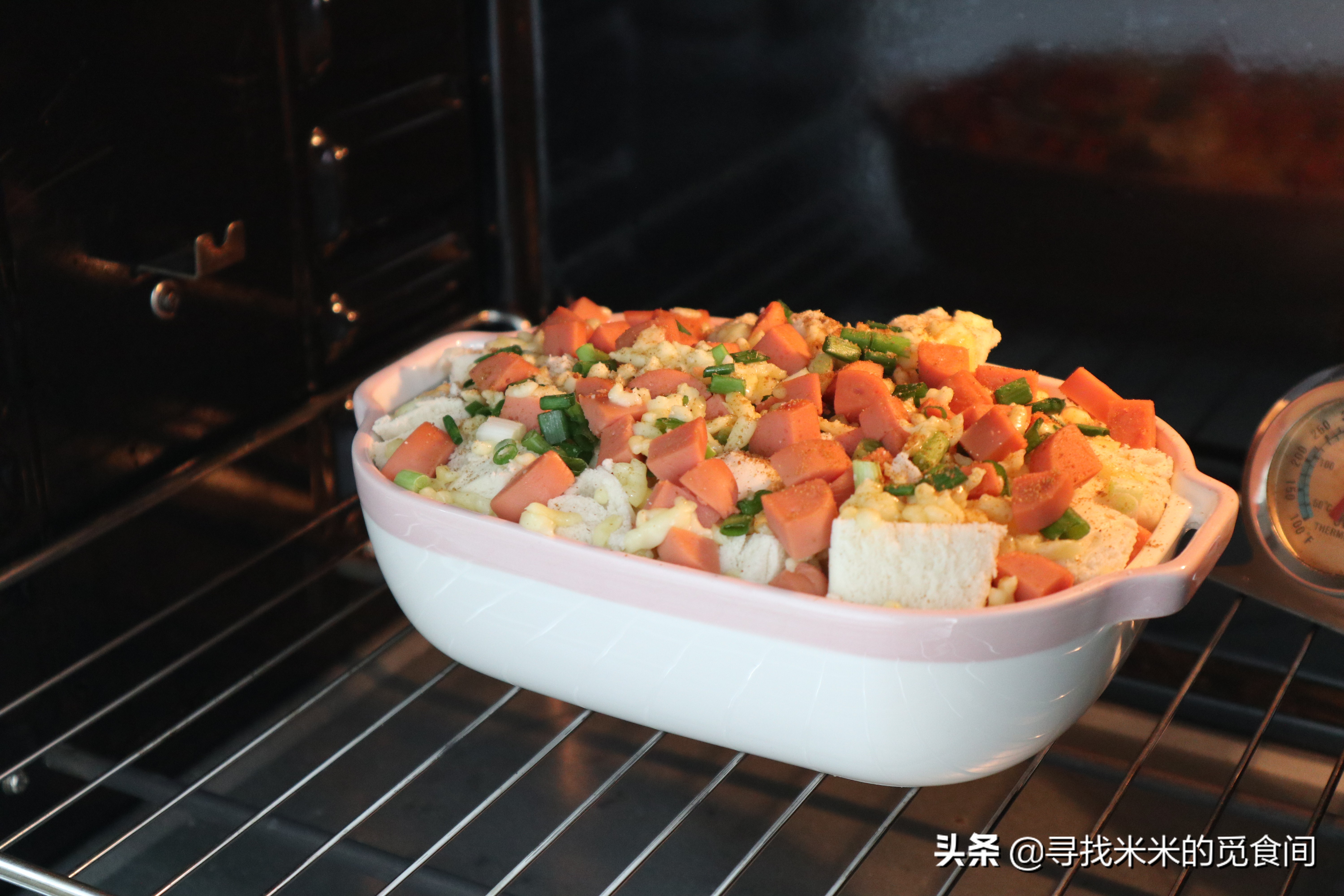 烤馒头怎么做好吃又简单,自制有模有样的奶香烤馒头