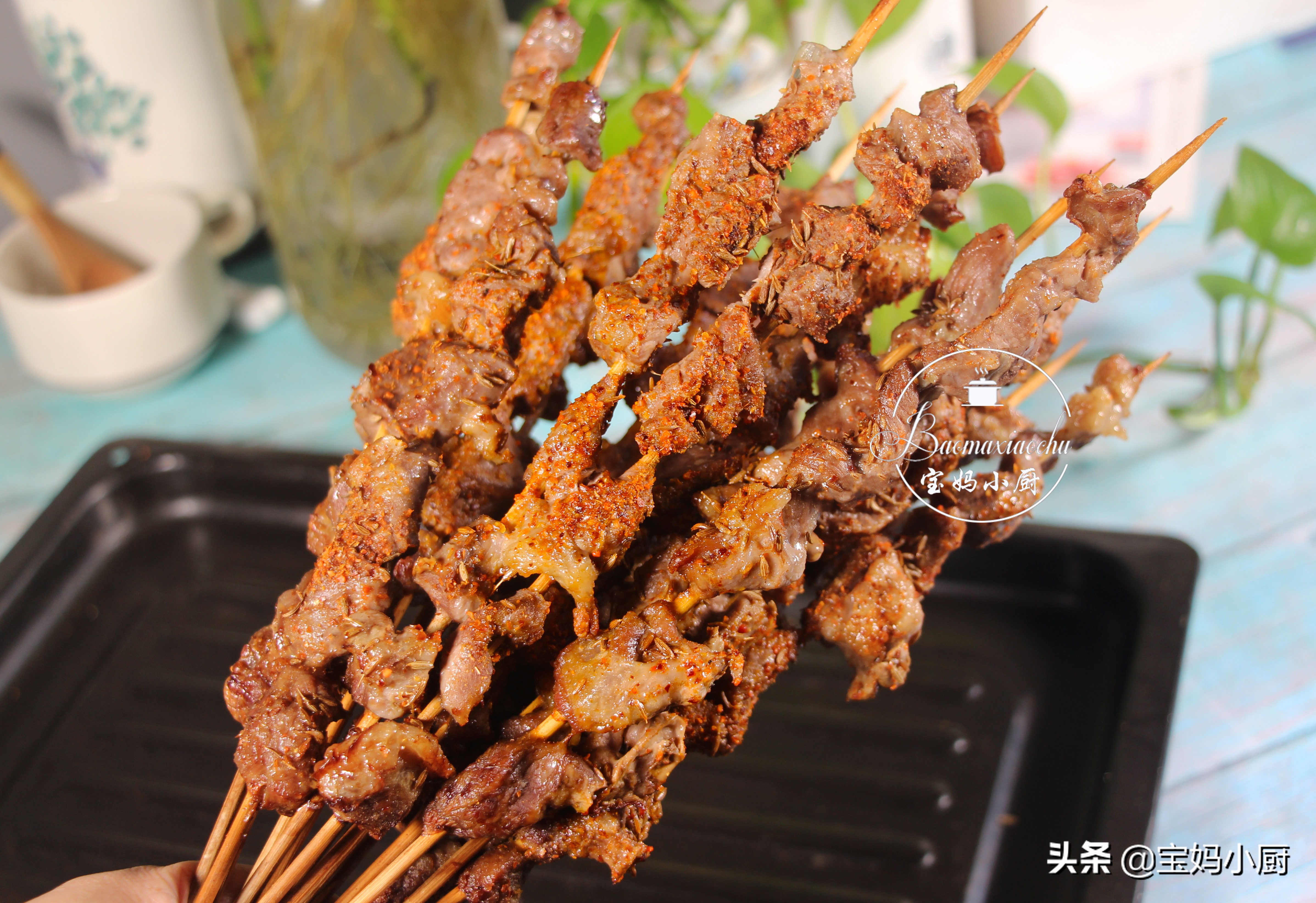 自己在家烤羊肉串怎么个流程,烤羊肉串去腥味最简单最好方法