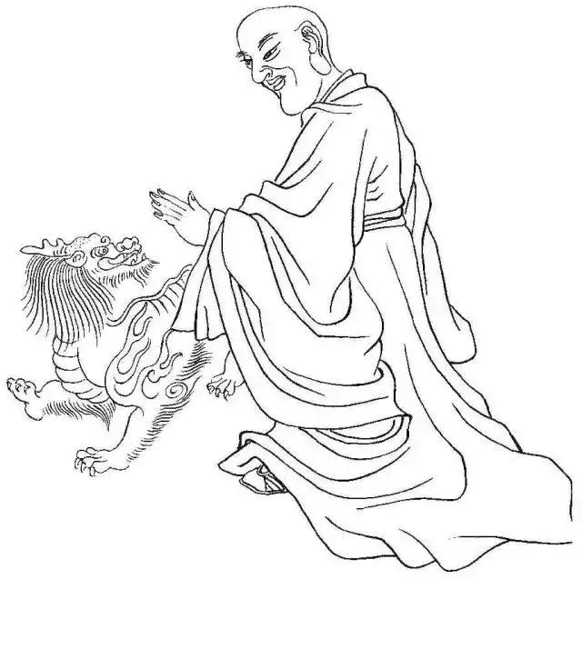 白描佛像线稿图片大全,白描佛像画法图片大全