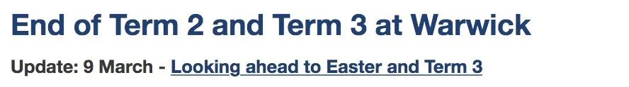 英国高校开学时间表,英国高校延迟开学