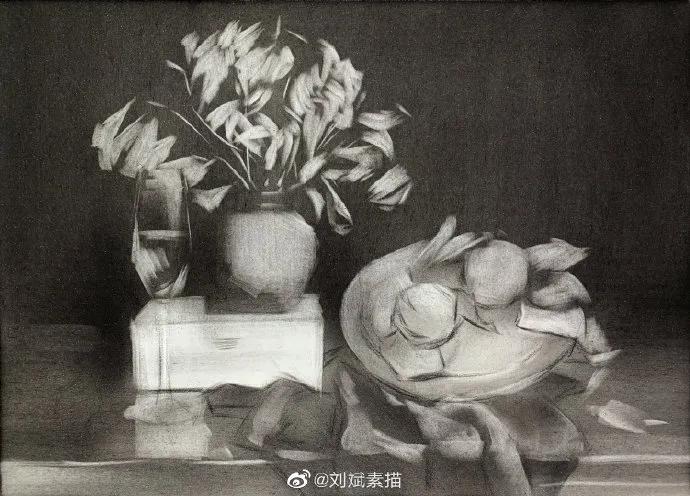 刘斌素描技法用的绘画材料,刘斌素描用的什么笔