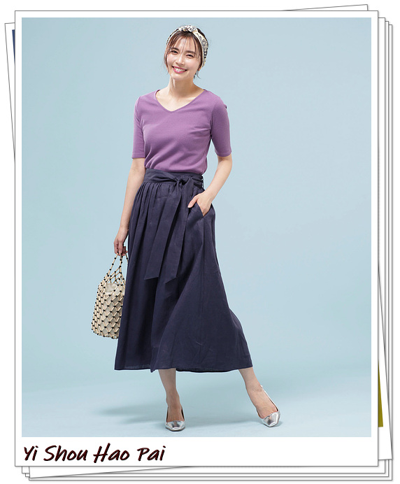 亚麻长半身裙如何搭配,亚麻裙半身裙怎么搭配上衣