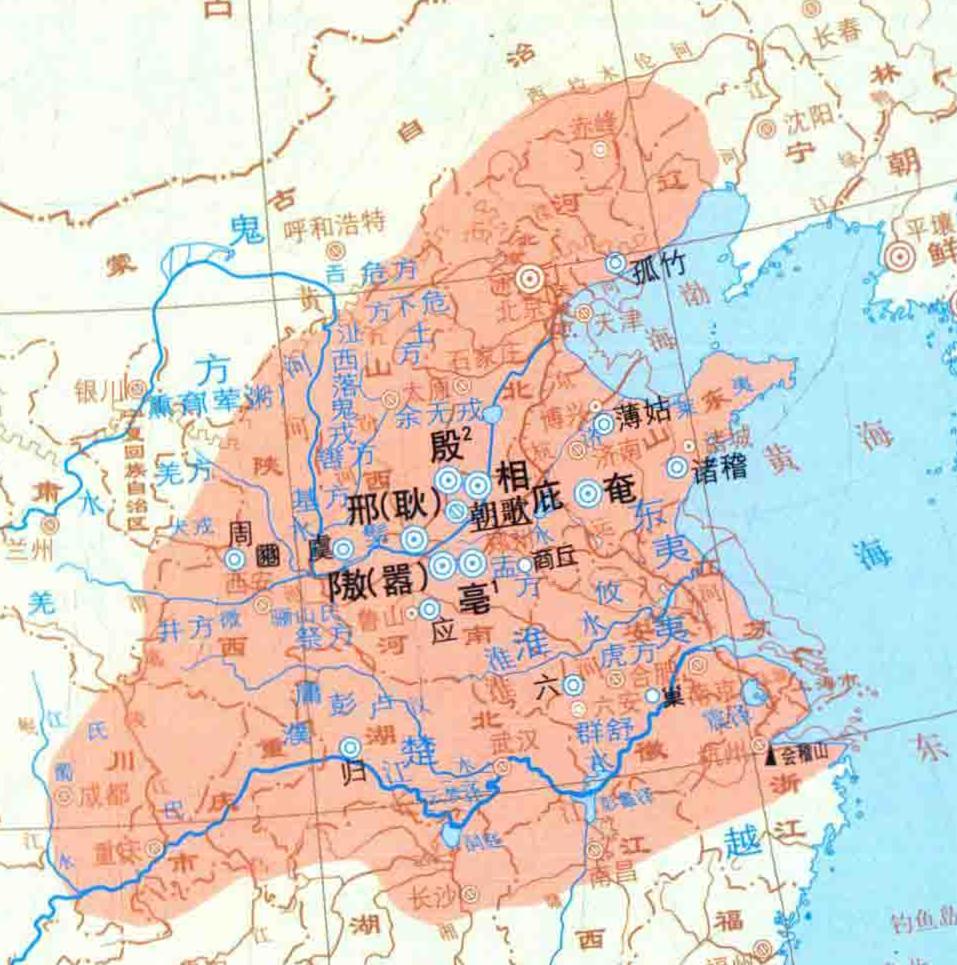商朝的疆域是怎么样的,商朝的疆域南到江汉是指哪里