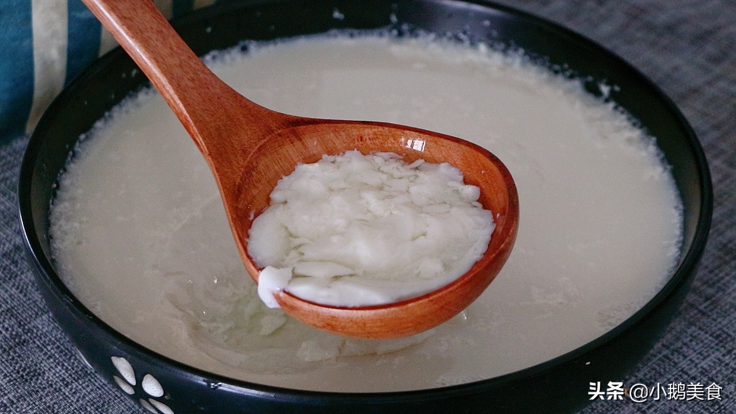 黄豆自制冰豆花,夏天冷饮黄豆汤的制作方法